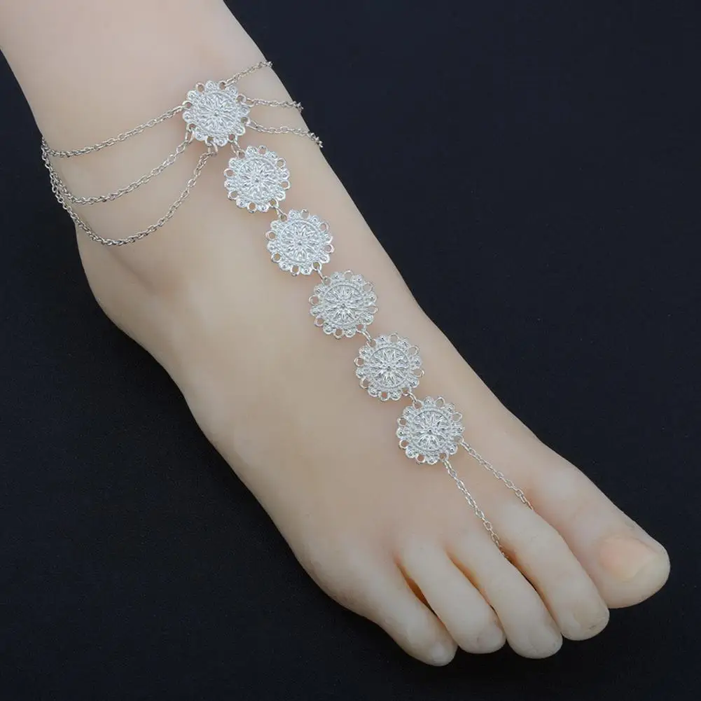 1 шт. женские анлеты серебристого и золотого цвета в Ретро этническом стиле