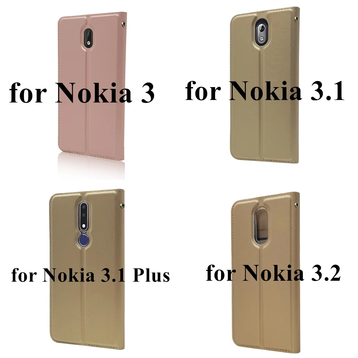 Матовый Чехол-бумажник с откидной крышкой чехол для Nokia 3 магнитный поглощающий