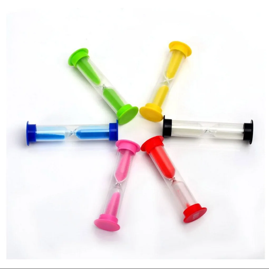 Пластиковые песочные часы с таймером набор для обучения детей 30 1 минута 2 минуты 3