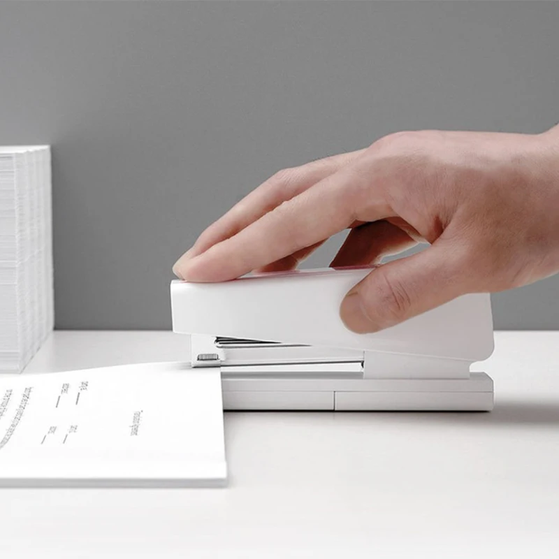 Original Youpin Mijia Kaco LEMO Stapler 24/6 26/6 with 100 pcs Staples for xiaomi Paper Binding Business School Office Use | Канцтовары