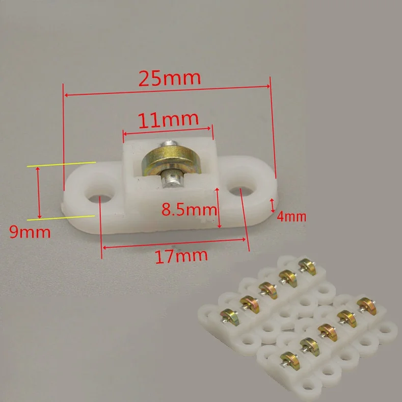 10 шт./комплект колесные ролики для раздвижных дверей | Обустройство дома