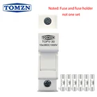 Солнечный ПВ предохранитель держатель DC 1000 В С PV предохранители 10A15A30A Высокое напряжение для защиты солнечной системы