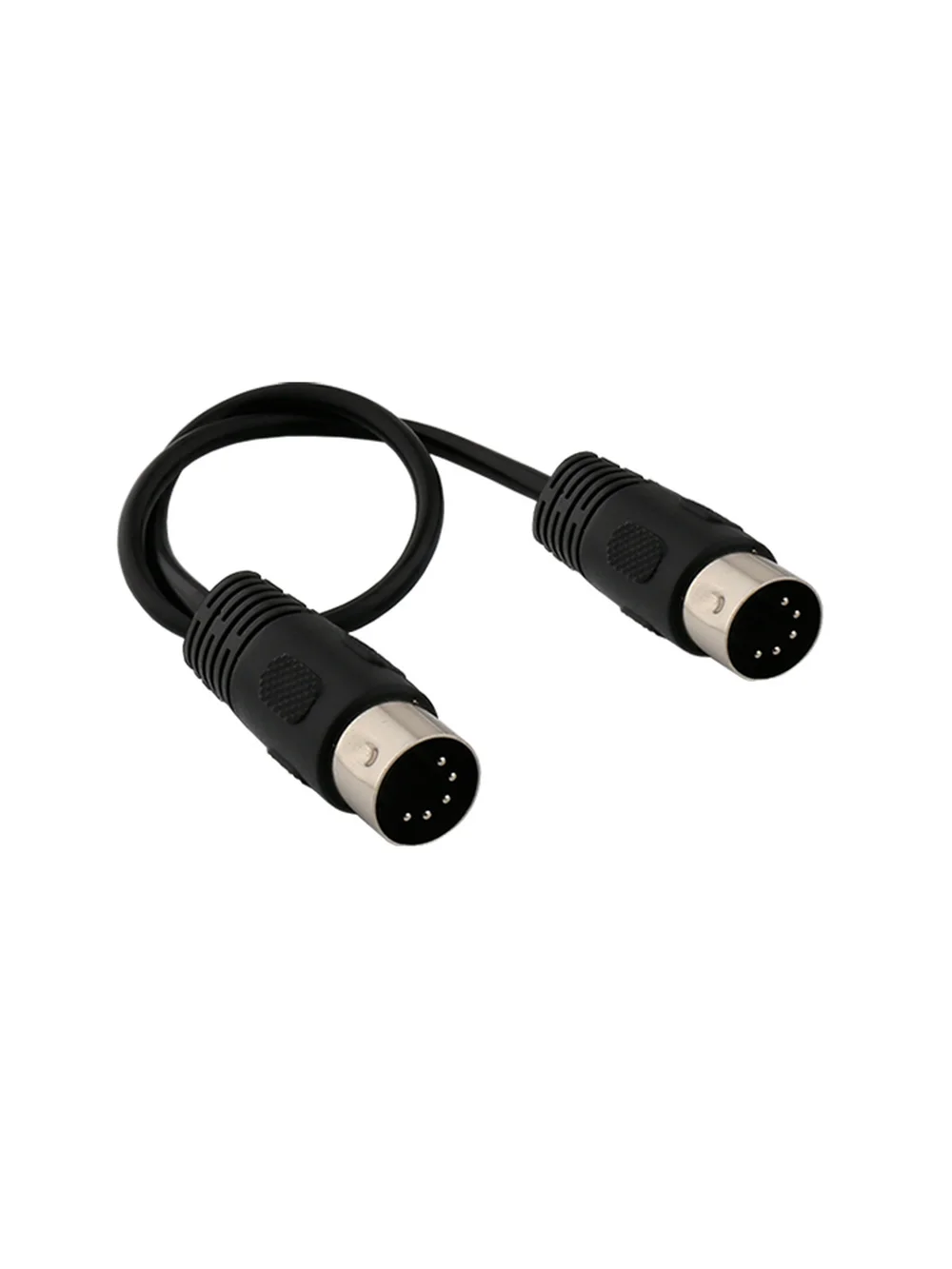 

MIDI Din5 Din 5 pin Male Male Black Patch Cable 3ft