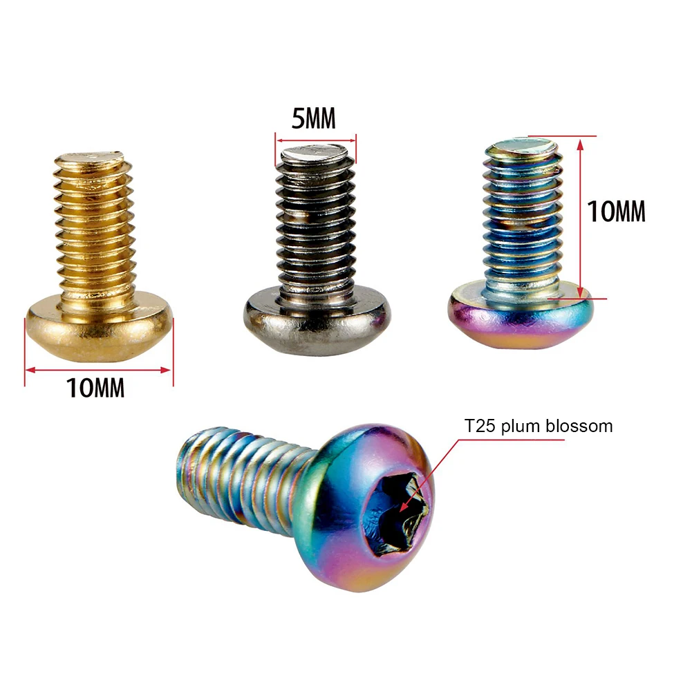 12 шт. в упаковке M5x10mm диск тормозной ротор для велосипеда велосипедные болты