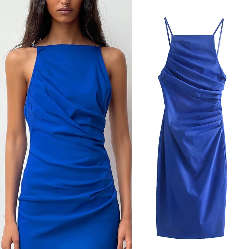 

WESAY JESI 2021 Spring Floral Dress Women French Style Puff Sleeve Chiffon Split Dress Oversize Korean Style Print Dress Women