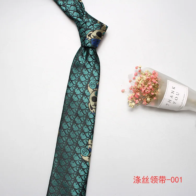 

2021 Brand Jacquard Neck Ties for Mens Polyester Necktie Skinny Ties Men Business Designers Cravat Bridegroom Corbatas