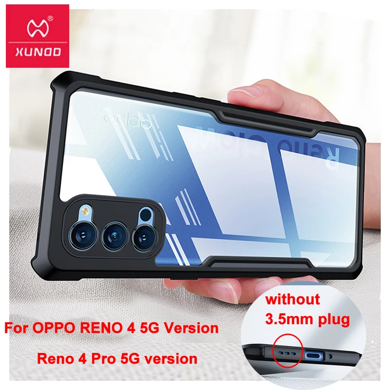 Чехол для OPPO RENO 5 5G прозрачная Противоударная защитная подушка безопасности