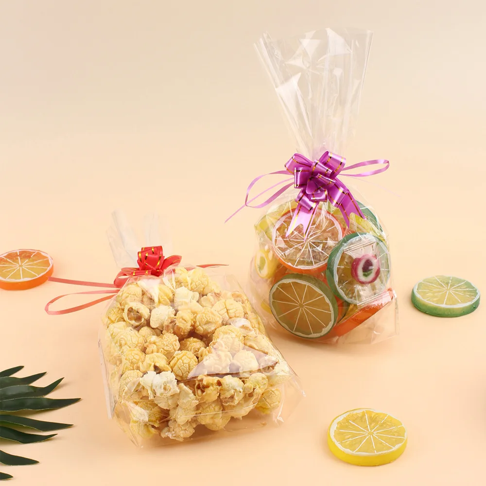 

25 шт., подарочные пакеты с лентой