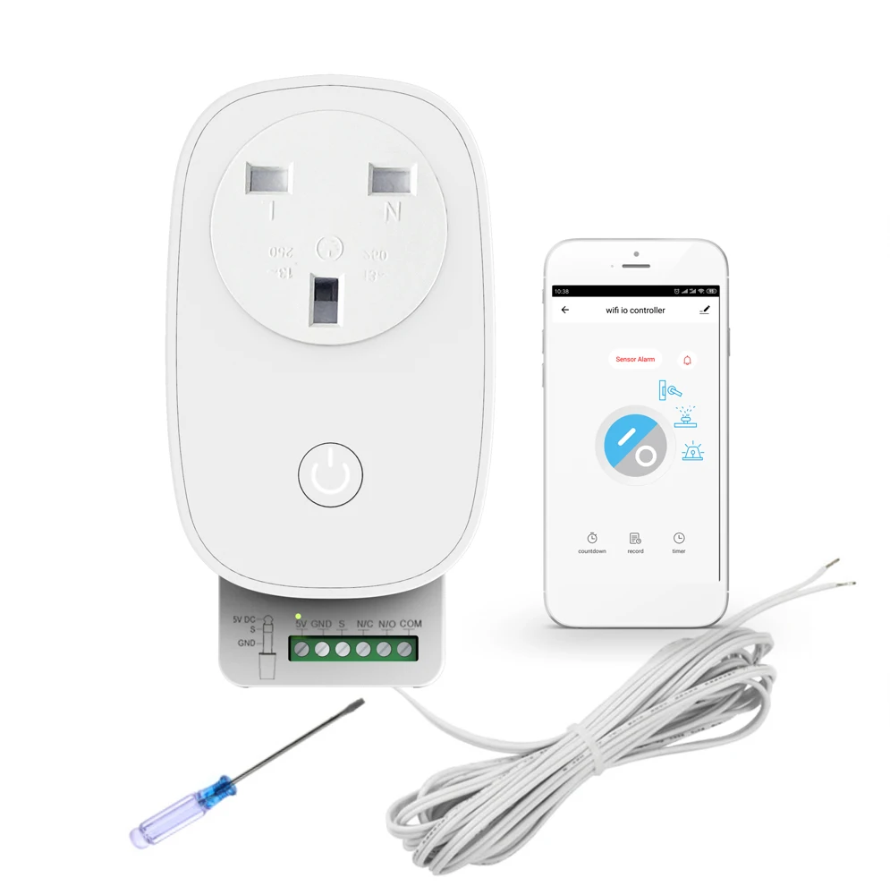 UK Plug Tuya Wifi интеллектуальная система орошения сада SmartControl контроллер автоматического полива орошения приложение дистанционный переключатель синхронизации - Цвет: UK Plug