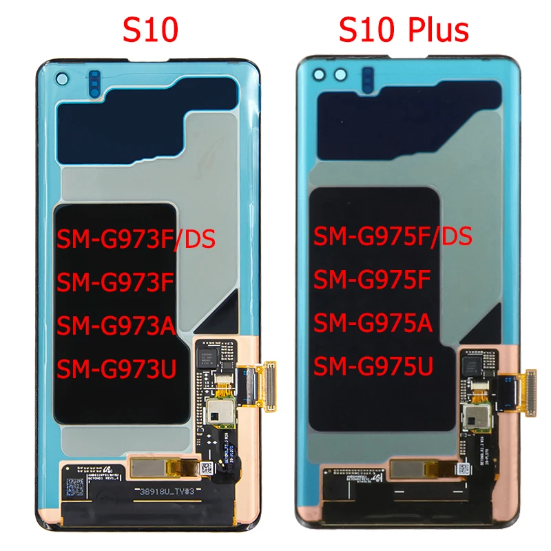 Pantalla LCD Original SM-G975F para Samsung Galaxy S10 Plus, pantalla t&aacute;ctil con marco S10 G973F/DS G973 S10 Plus G975A-3