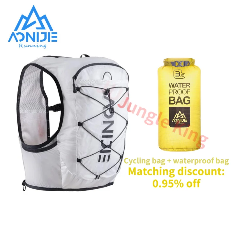 AONIJIE C9108 Lightweight Hydration Pack Breathable Trail Running Vest Backpack for Ultra Trail Marathon Cycling Run Bag Yellow