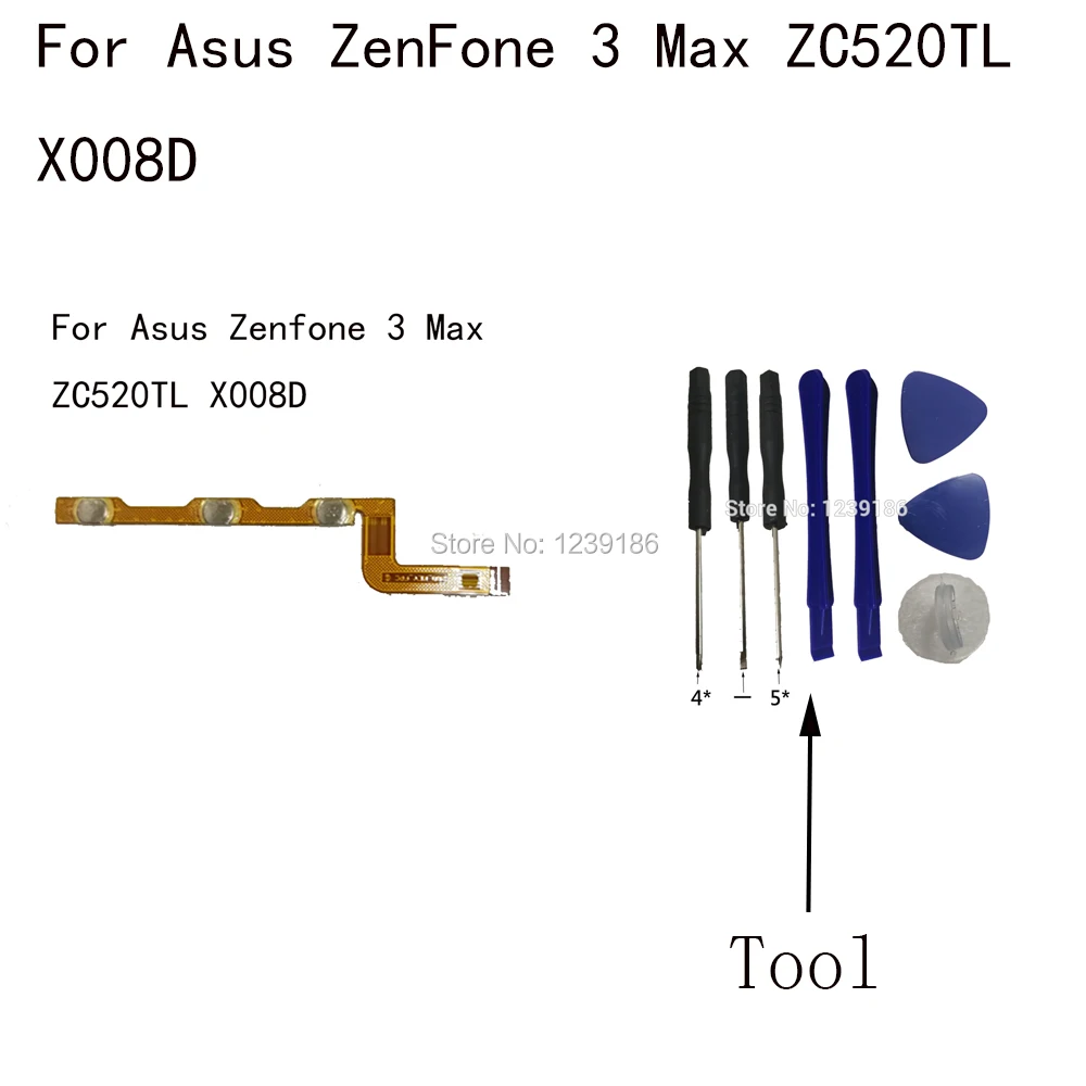 Разъем BestNull X008D ZC520TL Кабель с разъемом для кнопки громкости/линии питания