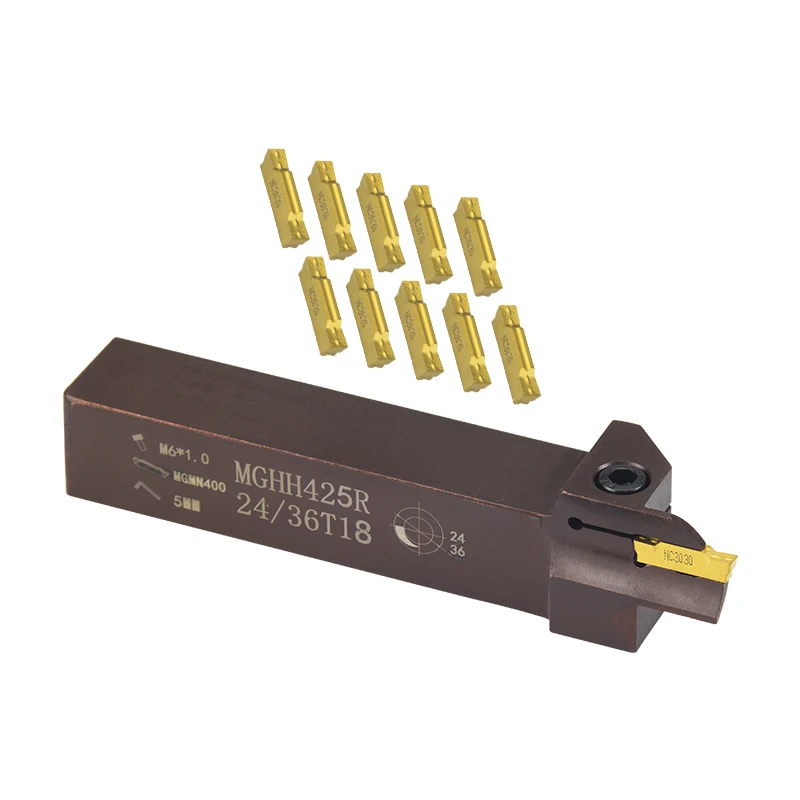 MGHH425R торцевой резак из пружинной стали для токарного станка 25/35 48/60 60/75 100/200 160/400 и
