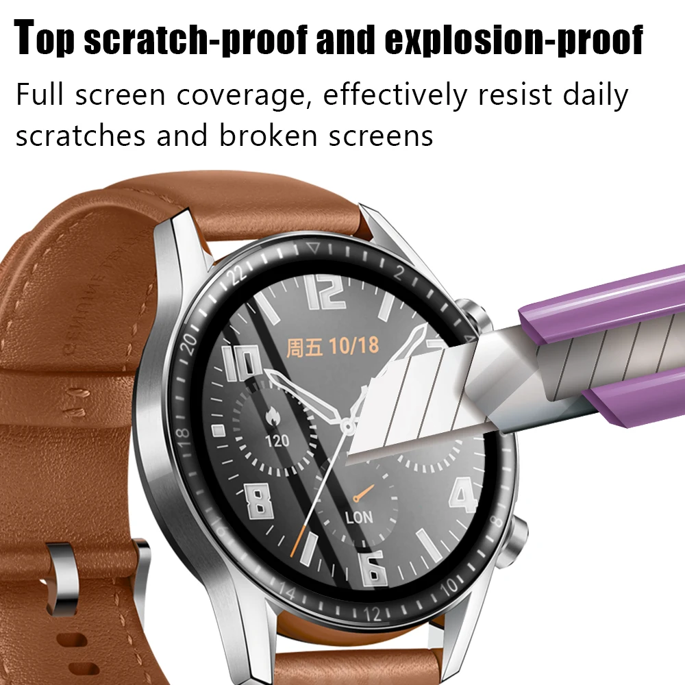 Изогнутая Защитная 3d-пленка на весь экран для Huawei Watch GT 2 Pro защитная пленка GT2 Gt2e из