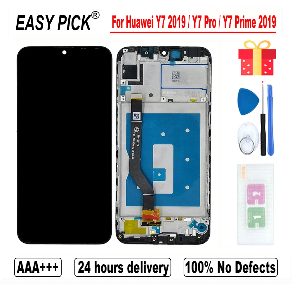Для Huawei Y7 2019 Pro Prime DUB LX3 LX1 LX2 ЖК дисплей сенсорный экран дигитайзер сборка для Enjoy 9