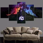Настенные художественные печатные фотографии 5 панель DOTA2 Современная видео игра новая Картина на холсте для спальни украшения дома