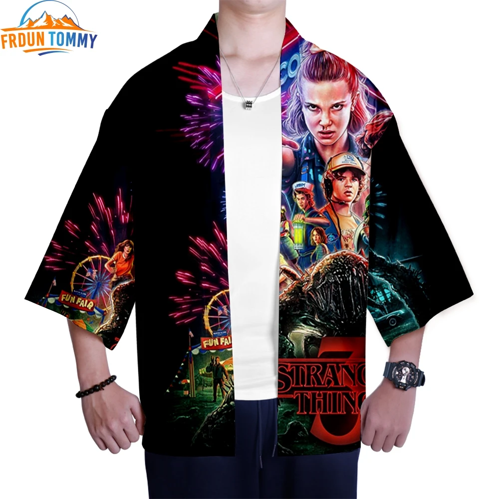 Женское японское кимоно странные вещи традиционное юката одежда для косплея