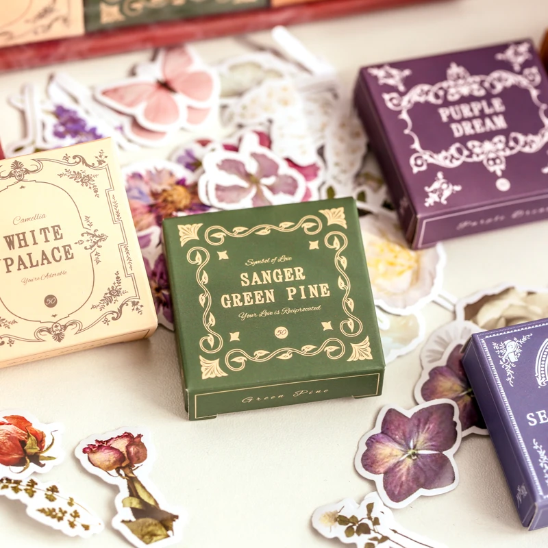 Набор мини-наклеек в коробке Dimi 300 листов милые Мультяшные наклейки с пейзажем