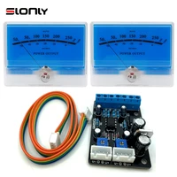 2pcs classic mcintosh lake water blue vu meters with 1pc driver board tube audio amplifier db power discharge tn 90 wbacklight
