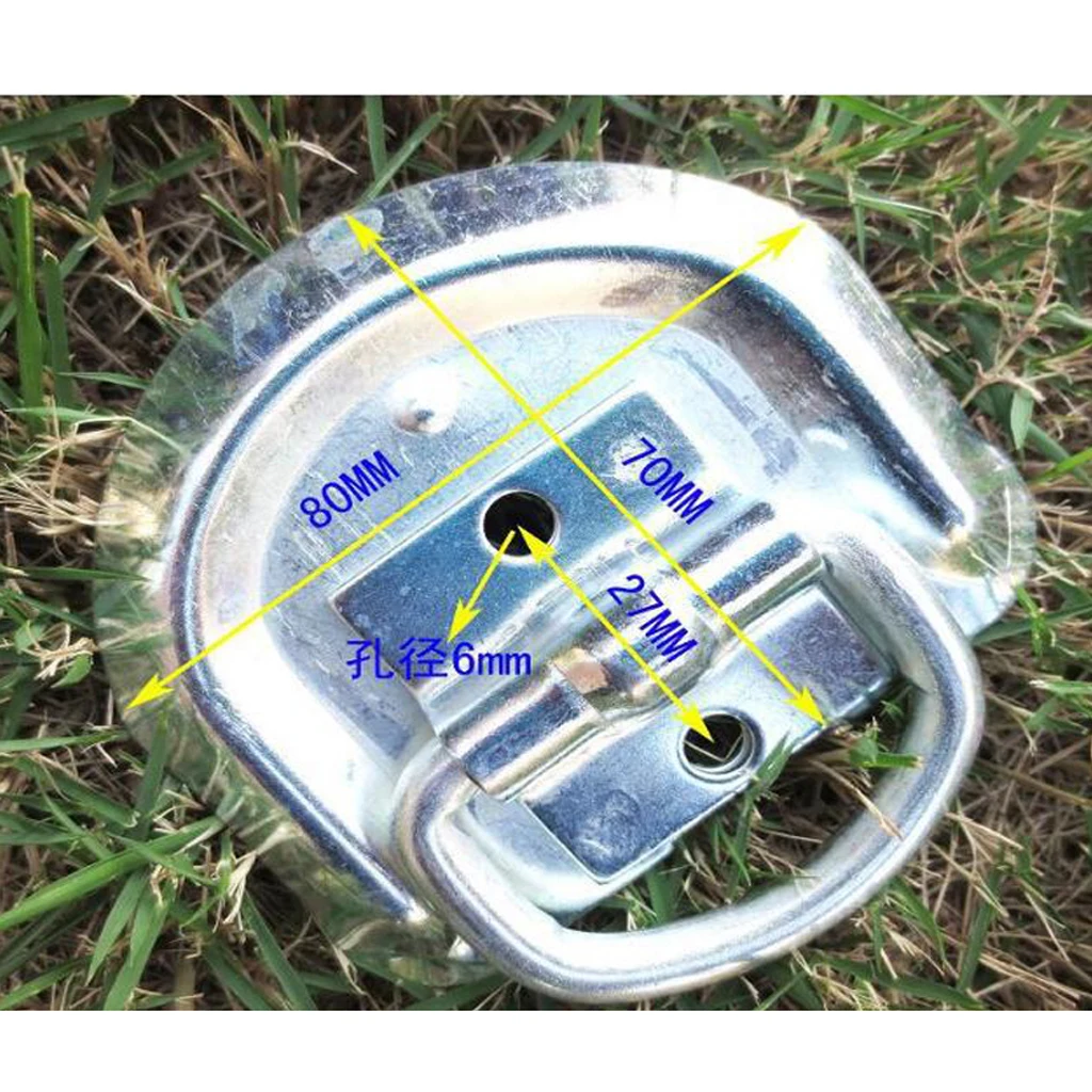 D Ring Weld On Tie Down Anchor with Recessed Pan Heavy Duty Flatbed Truck Trailer Chain Ratchet Strap Cargo | Автомобили и