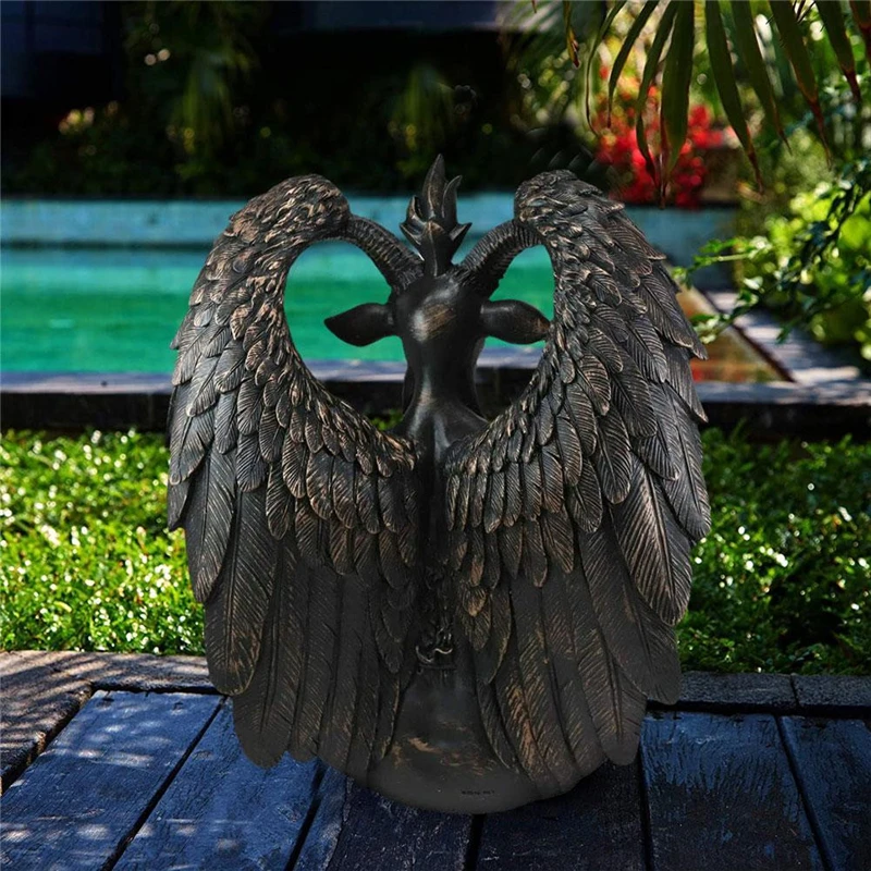Сатана коза Baphomet статуя подвесная дверь тарелка декор на стену налет полимерные