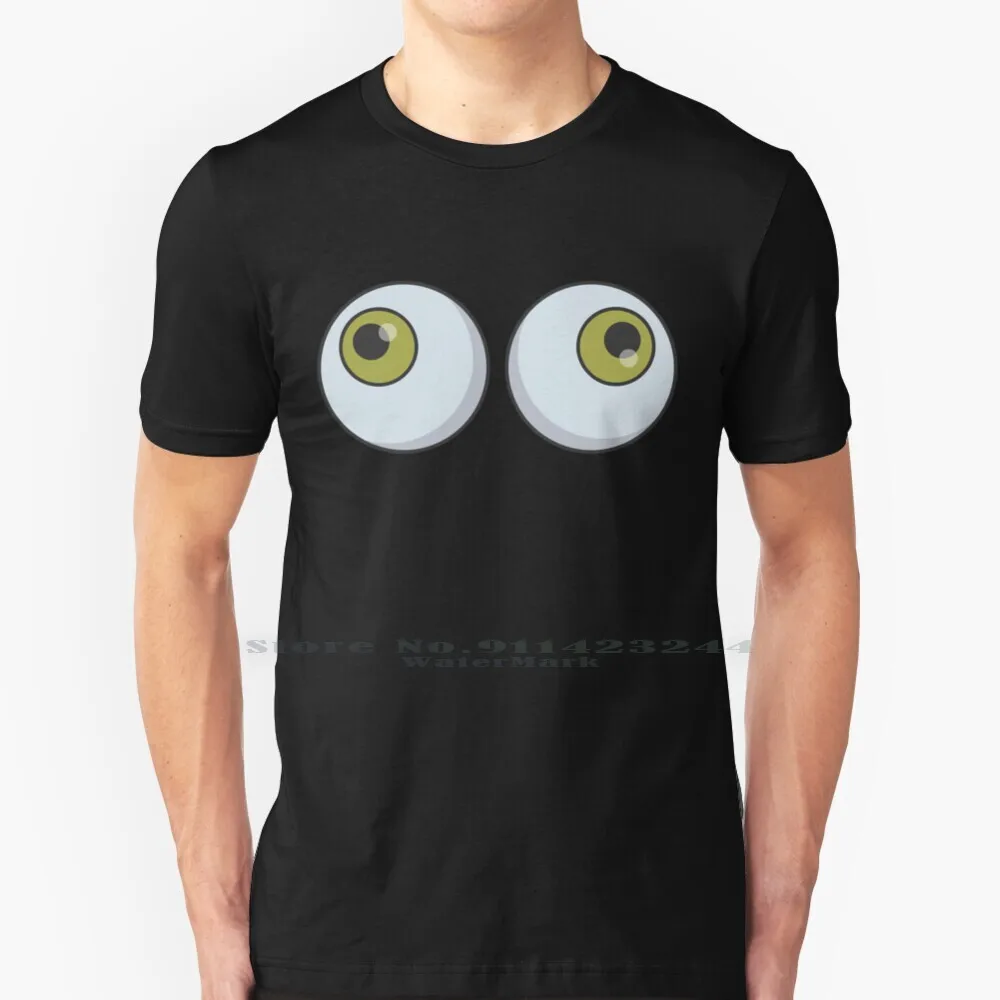 

Футболка с забавными груди и глазами, хлопковая, 6XL