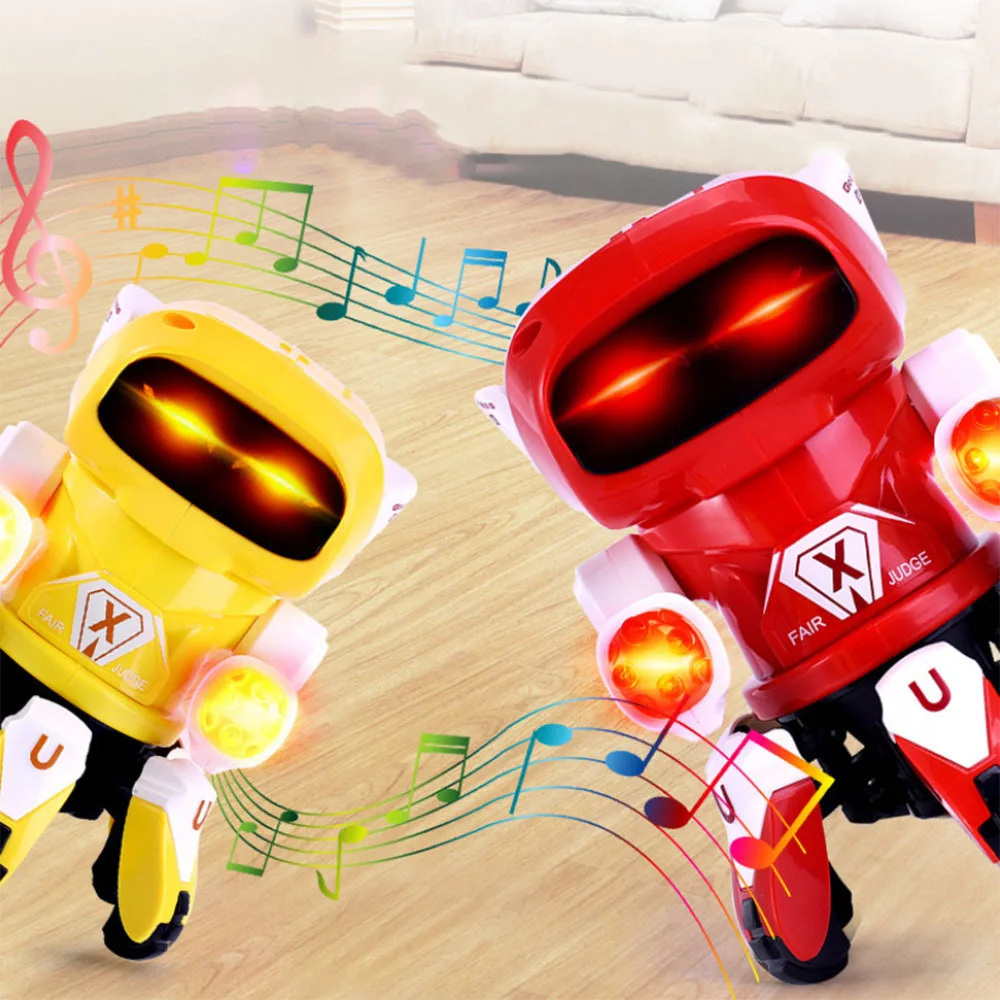 Детская электрическая игрушка робот с шестью когтями подвижная танцевальная