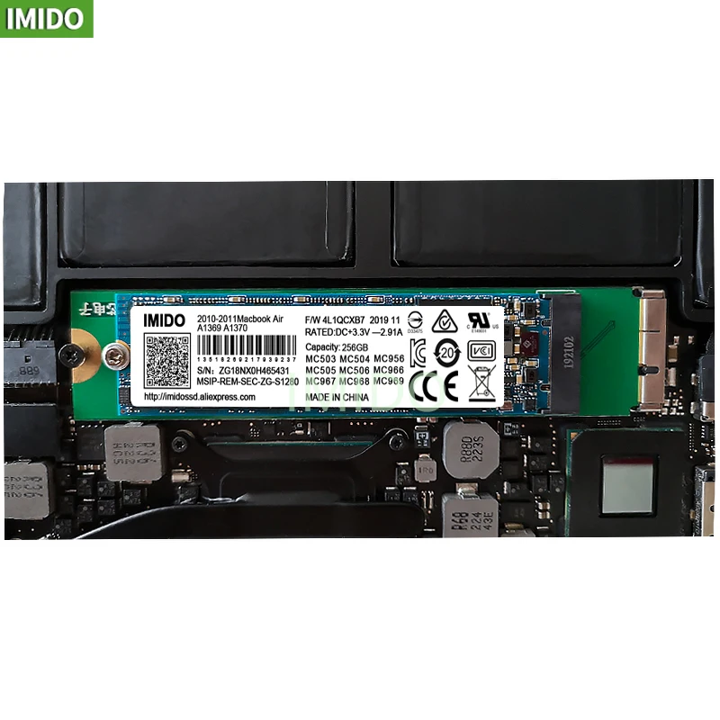 Новый 128 Гб SSD для 2010 2011 года Macbook Air A1369 A1370 твердотельный диск MC503 MC504 MC505 MC 506 MC965 MC966