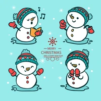zhuoang christmas singing snowman clear stamps for diy scrapbookingcard makingalbum decorative silicone stamp crafts