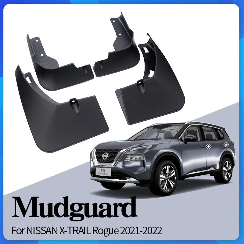 

Mudguard For NISSAN X-TRAIL Rogue 2021-2022 Anti-Silt Splash Guards Front Rear Mudguards Fender Auto Protection Accessories