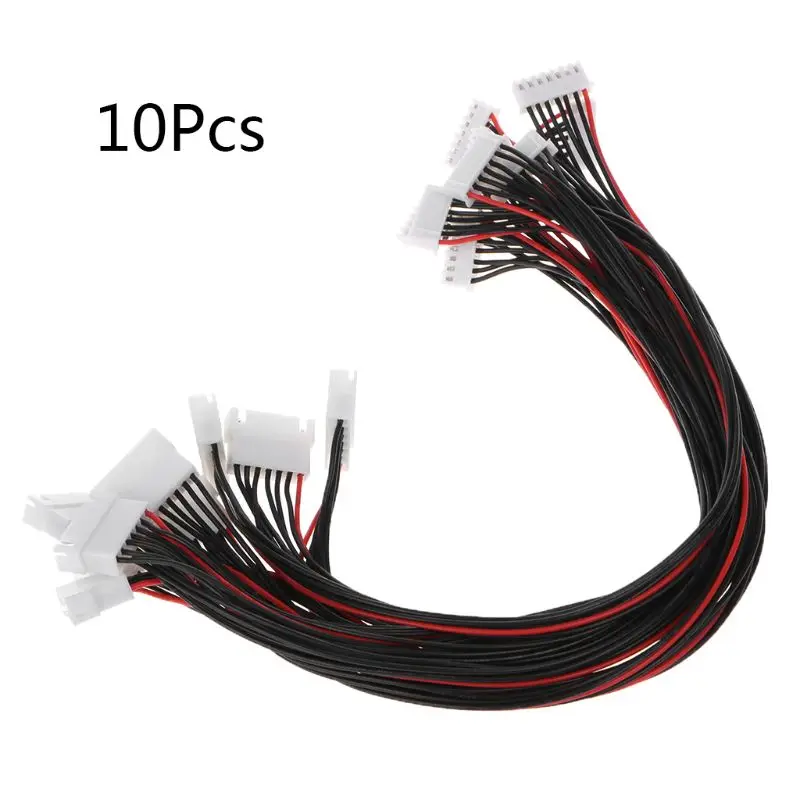 10 шт. JST XH штекер 6S Lipo Баланс провода свинцовый шнур удлинитель 30 см для RC