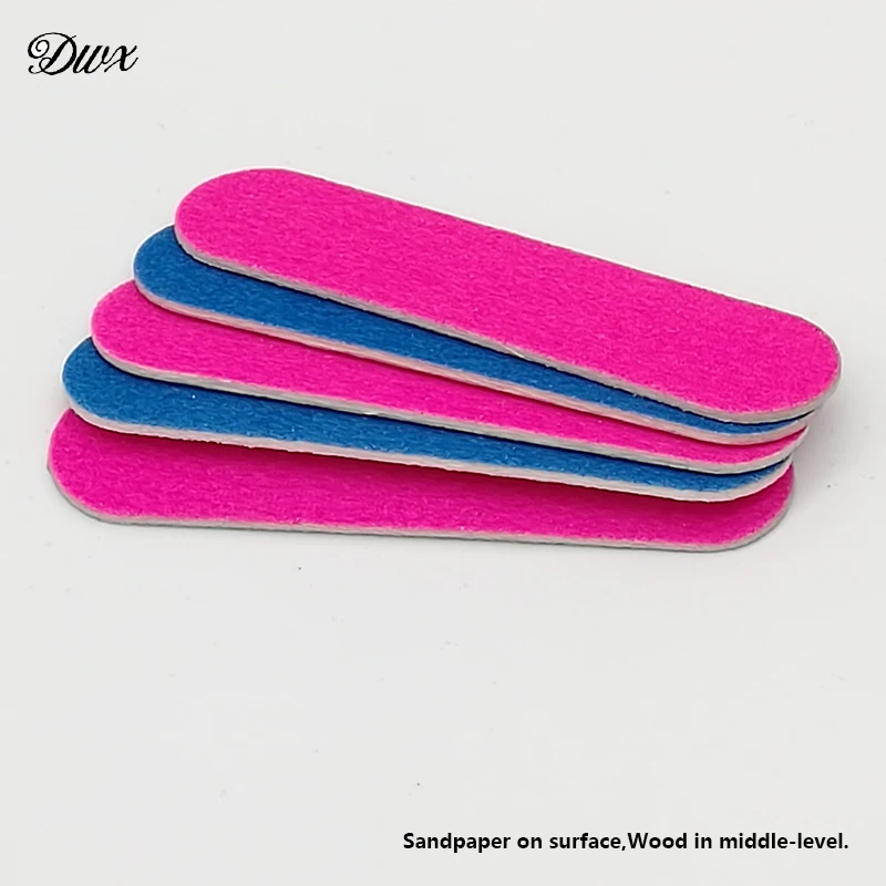 100 шт./лот одноразовая пилка для ногтей профессиональный мини буфер маникюра