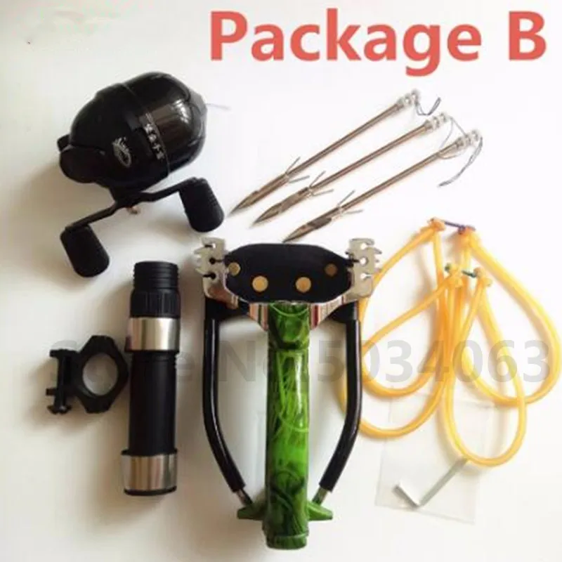 Новый Рыболовный набор сплав Рогатка Охотничья катапульта наружная съемка