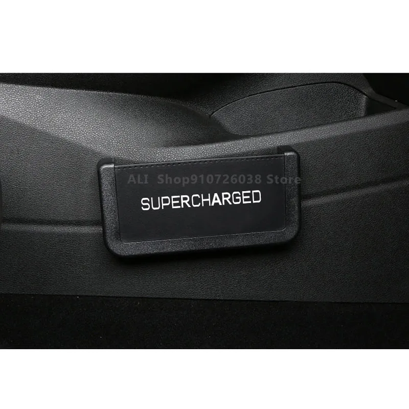 

Car Storage Box For Land Rover Supercharged Accessories Pu Leather Stowing Tidying Bag Auto Sundries Organizer Sticky Box