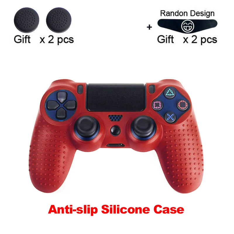 Non-slip-1 Защитный чехол-лягушка для SONY Playstation 4 PS4 с контроллером, мягкий силиконовый гелевый резиновый чехол для PS4 Pro Slim Gamepad - Цвет: Non-slip-1