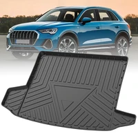 muchkey car rear trunk mat for audi q3 2019 2020 tpe rubber cargo liner all season protection car ctyling