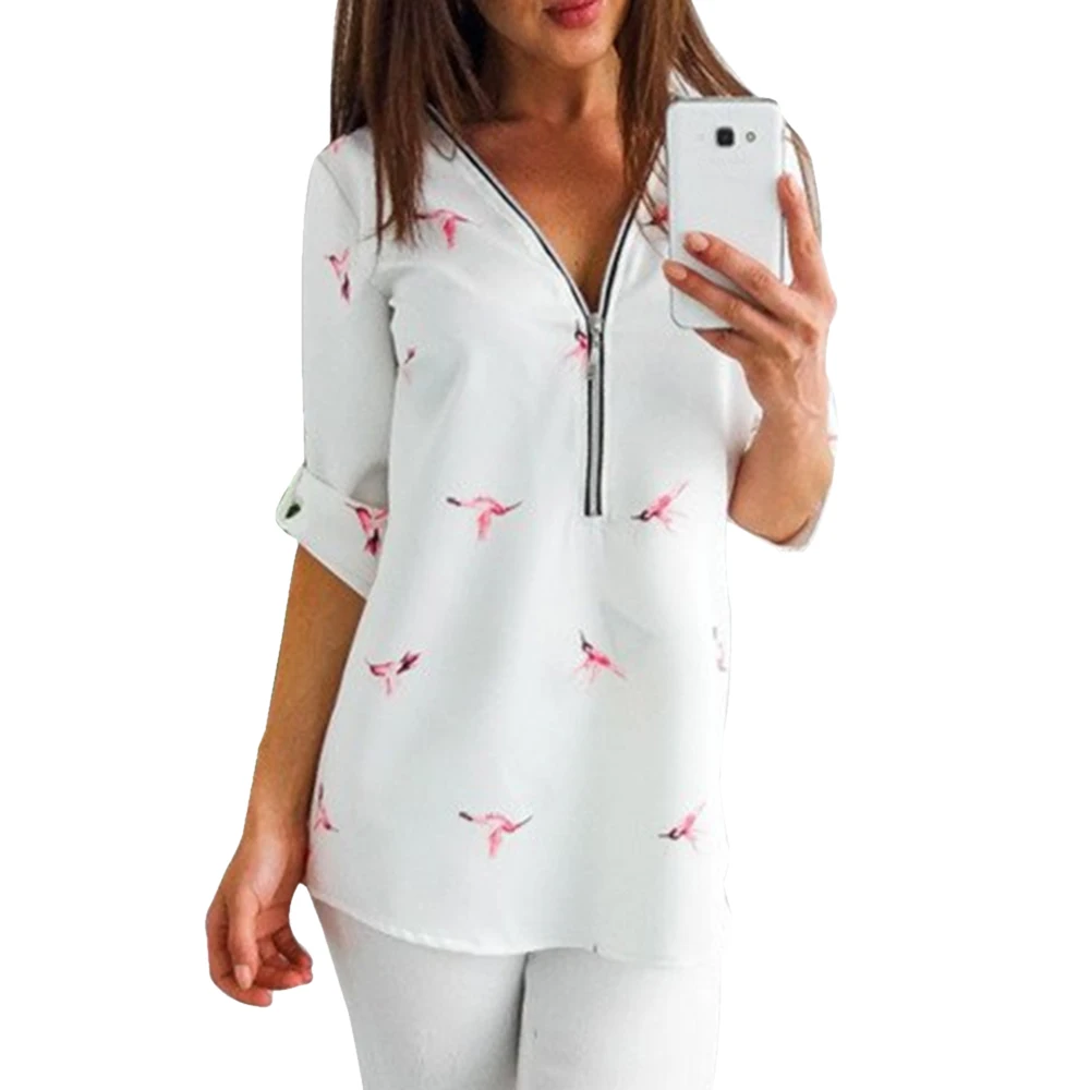 Type B white 2 PUIMENTIUA 5XL новая летняя женская Повседневная шифоновая блузка черные однотонные Топы Рубашки Блузы с коротким рукавом Брендовые женские большие размеры - Цвет: Type B white 2
