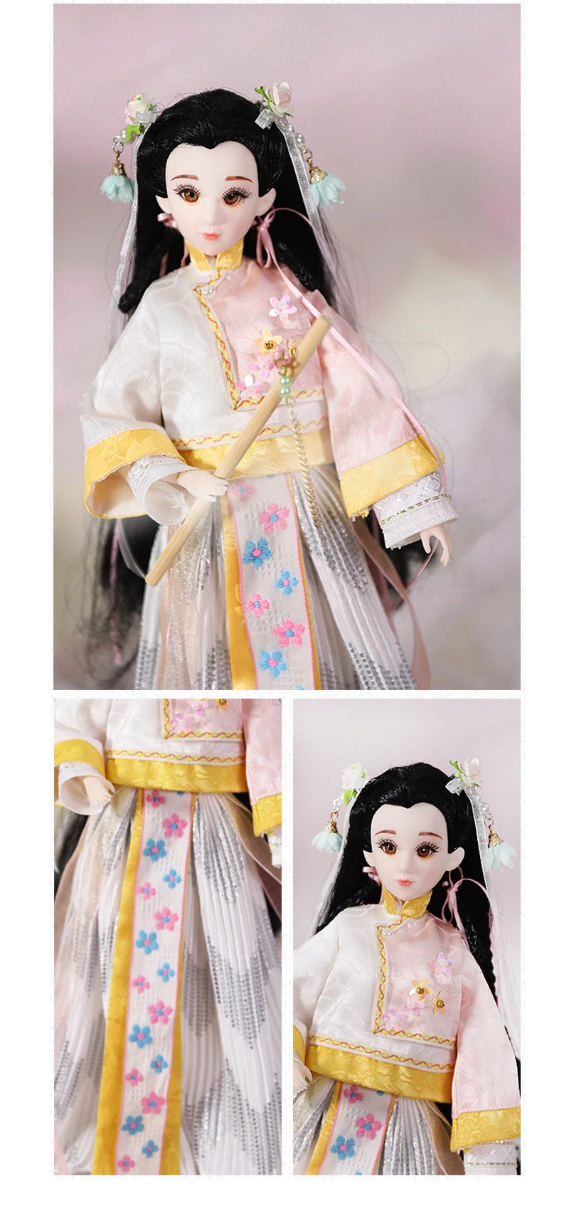 Мм девушка 1/6 BJD кукла Очарование Востока имя в цветочном потоке включая одежду подходит для ручная работа кукла Pullip, Ледяной, Blyth, Licca