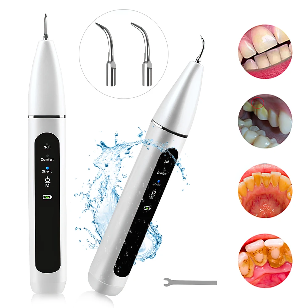 Electric Sonic Dental Calculus Scaler Oral Irrigator Teeth Tartar Calculus Remover Plaque Stains Cleaner Remova Teeth Whitening