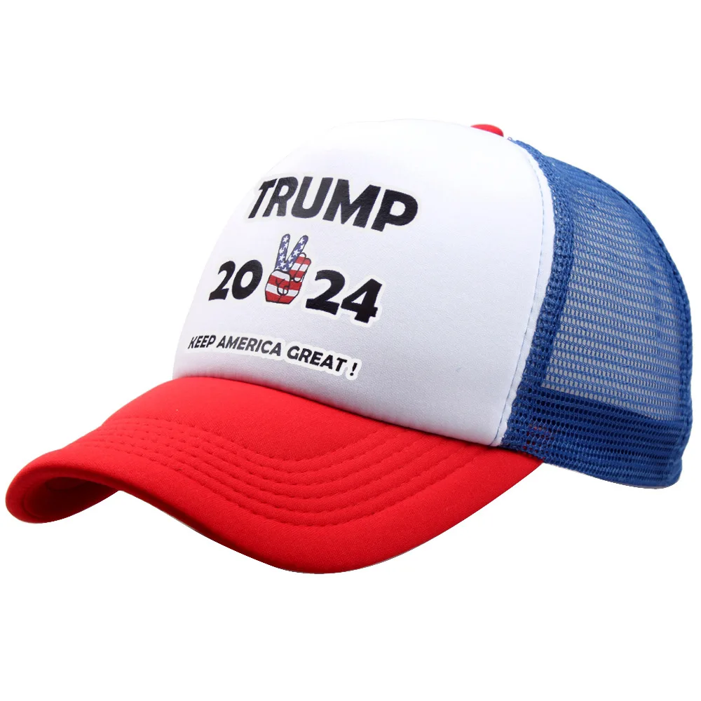 

Trump 2024 Keep America Great Campaign Mesh Rally US Trump Baseball Snapback President Hat Cap Wholesale