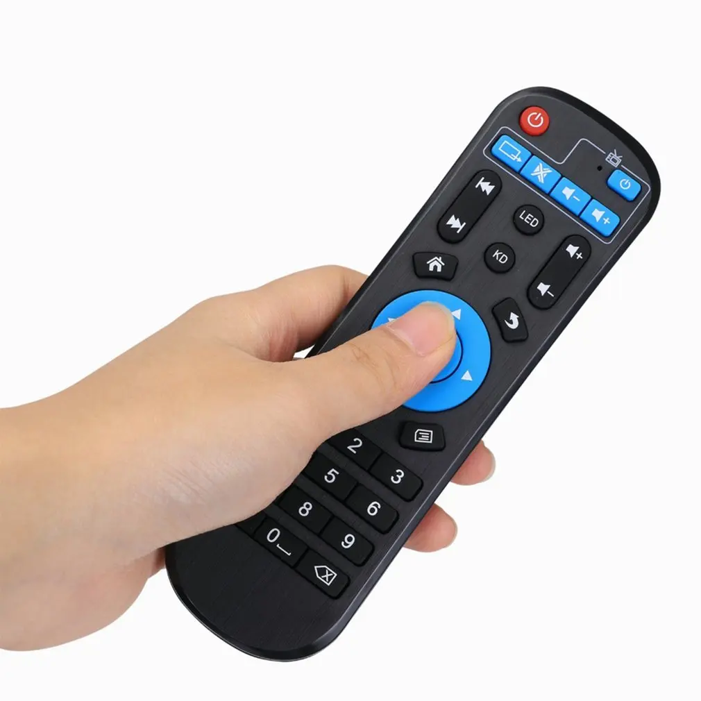 univeral tv box remote control replacement for q plus t95 maxz h96 x96 s912 android tv box media player ir learning controller free global shipping