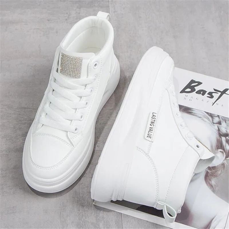 

Designer women's sneakers shoes 2020 new casual all-match female student shoes sports high-top fashion women's platform loafers