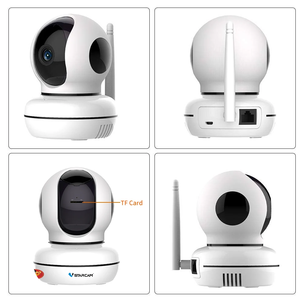 Беспроводная IP-камера Vstarcam C46S 3 Мп 1080P Full HD Wi-Fi ночное видение 2/3 | Безопасность и