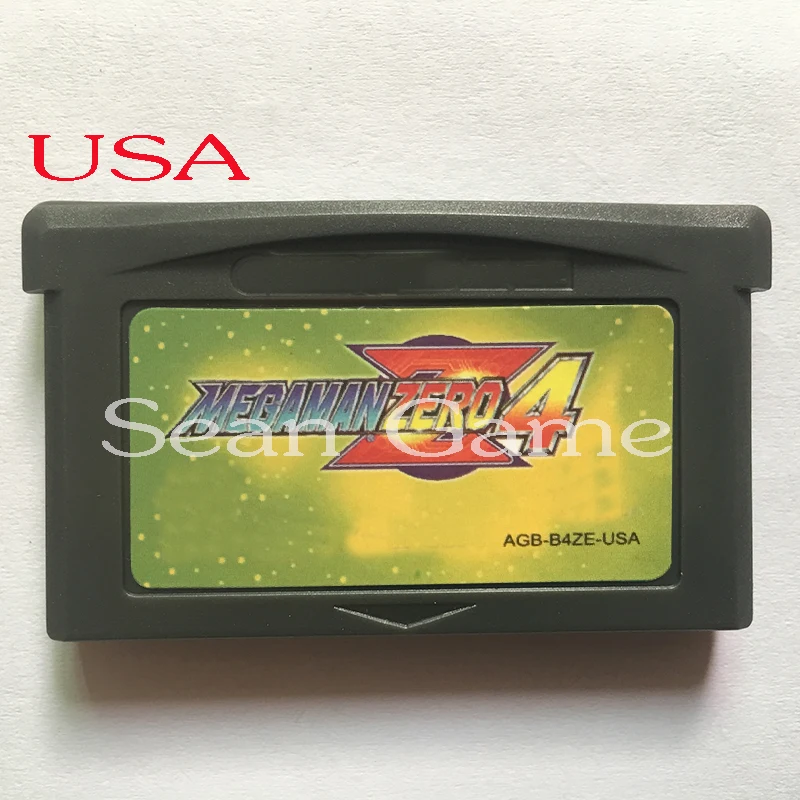 32 Bit USA видео игровая карта-картридж Megaman Zero 4/Driver 3/Kingdom Chain of Memories/Circle Of The Moon/Metal Slug Version - Цвет: Megaman Zero4