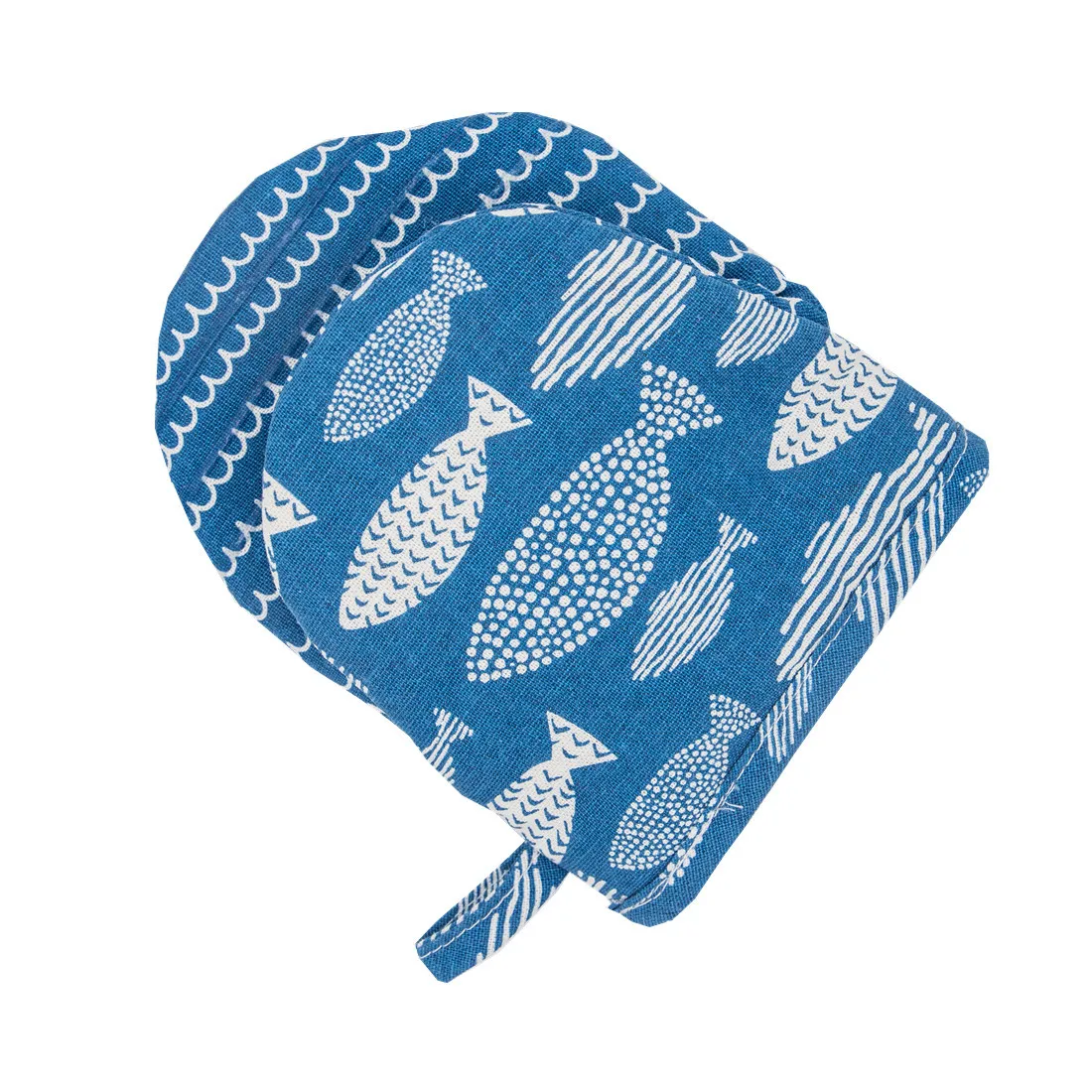 

New Baking Insulation Gloves for BBQ or Kitchen Microwave Short Glove Potholder Polyester Oven Mitts