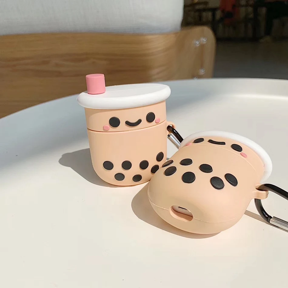 Чехол для наушников для Airpods, силиконовый чехол, Мультяшные милые чехлы для наушников для Air Pods, чехол s для Apple, Earpods, наушники, аксессуары 2