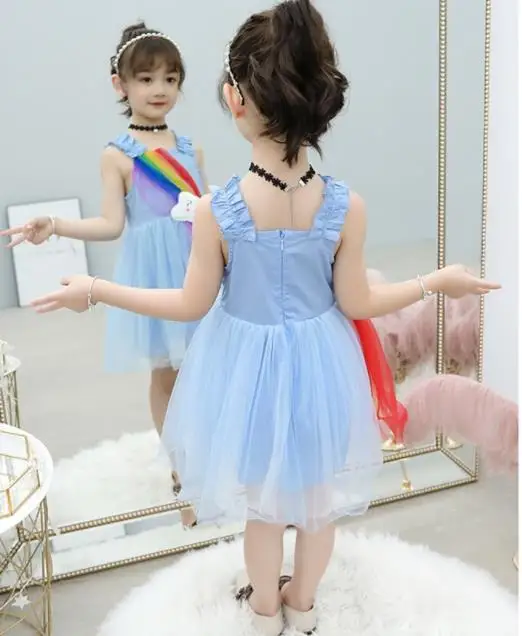 5 шт./лот Платье для маленьких девочек Детская одежда Летние платья без рукавов с