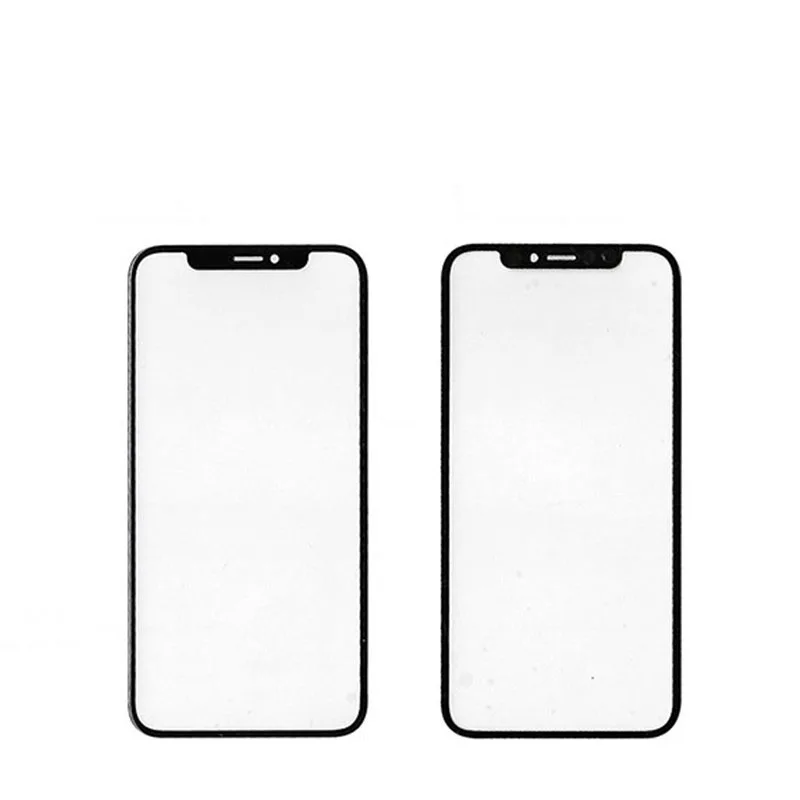 1 комплект черное стекло + средняя рамка для Apple iPhone XS XR Max переднее сенсорный экран