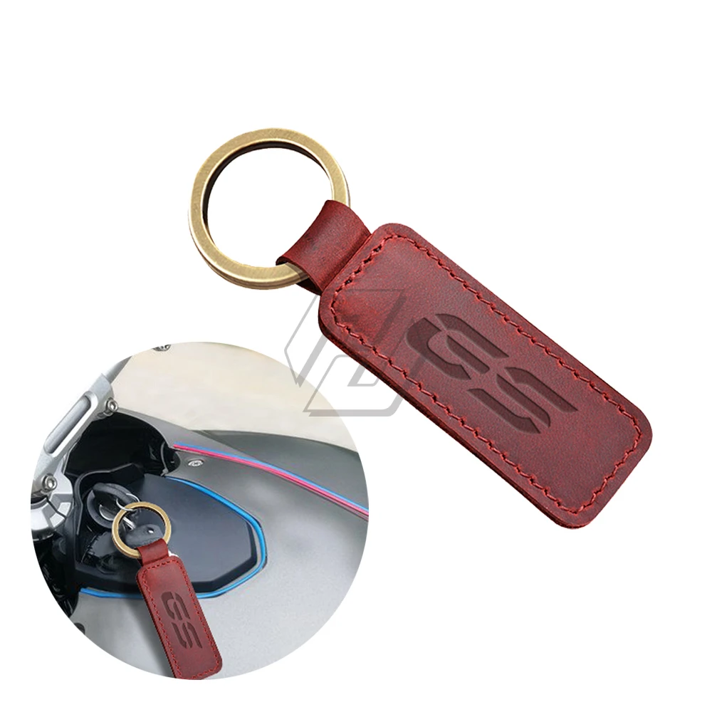 

Motorcycle Keychain Cowhide Key Ring Case for BMW Motorrad GS F800GS F850GS R1200GS R1250GS G310GS G650GS