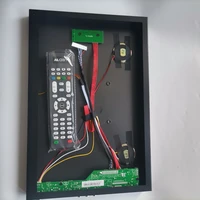 tv controller board av hdmi compatible usb vga aluminum alloy metal case panel back cover box for universal panel screen lcd